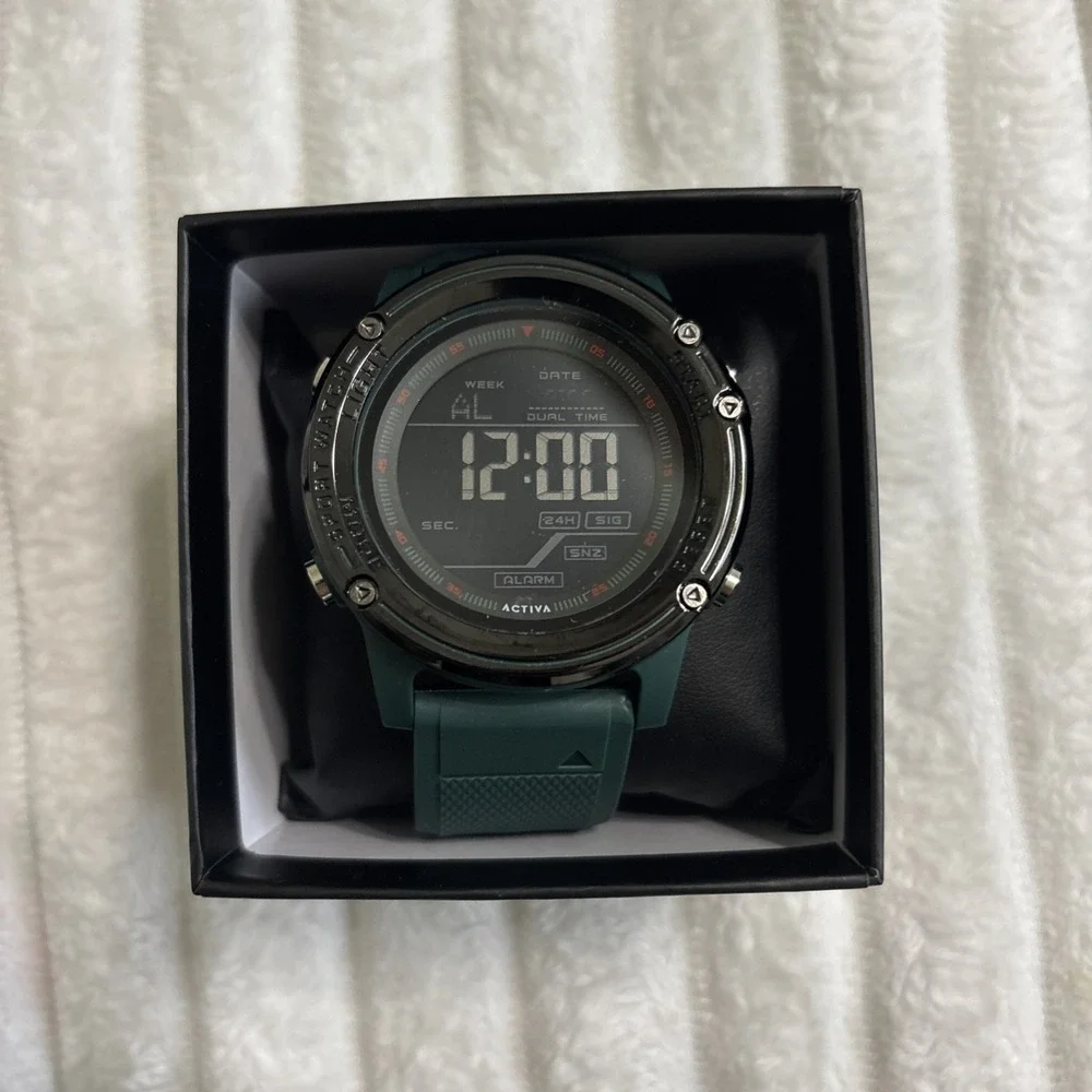 ACW8125-003 - ActivaVoyager of Time X InvictaMen's Digital Watch 52mm,Green NIB